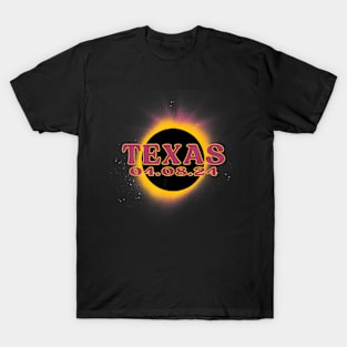 Solar Eclipse 2024 Texas - America Totality Event T-Shirt